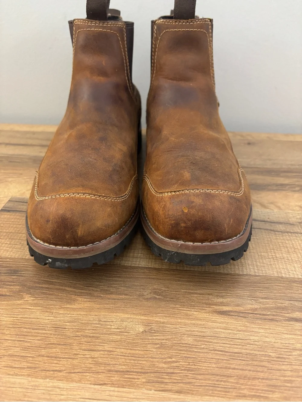RedHead Series 61 Leather Romeo Chelsea Boots Brown Men’s